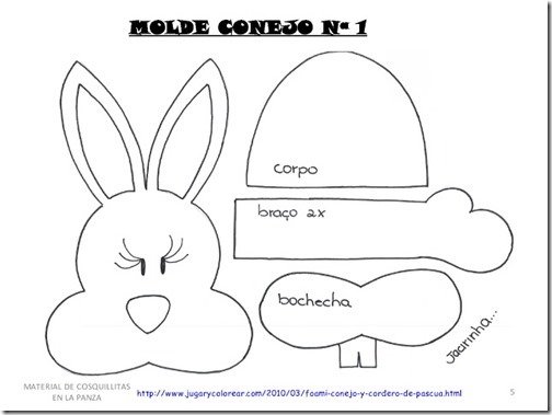 conejo y ovejas moldes (4)