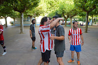 Partido de fútbol de inicio de las fiestas de El Regato