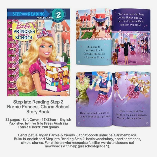 Planet Bayi: Step into Reading Step 2 Barbie Princess 