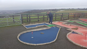 Crazy Golf at Charlotte's Ice Cream Parlour in Dewsbury