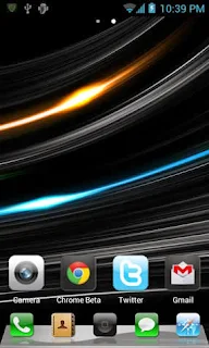 Screenshots of the iPhone 5 Go launcher Ex Android Theme for Android mobile, tablet, and Smartphone.