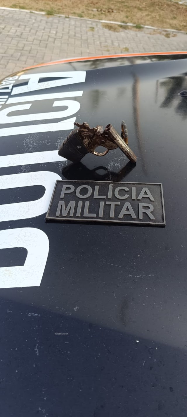 RERIUTABA/CE: POLÍCIA MILITAR APREENDE ARMA DE FOGO NA ZONA RURAL.