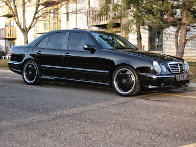 Mercedes W210 E55 AMG Black on Black