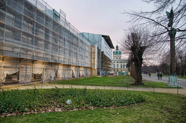 Baustelle Gesamtsanierung Schloss Charlottenburg, Spandauer Damm / Luisenplatz, 10585 Berlin, 02.01.2014