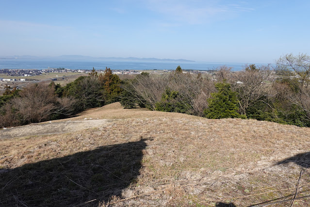 鳥取県西伯郡大山町妻木 むきばんだ史跡公園 環濠からの眺望