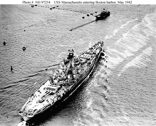 USS Massachusetts 12 May 1942 worldwartwo.filminspector.com