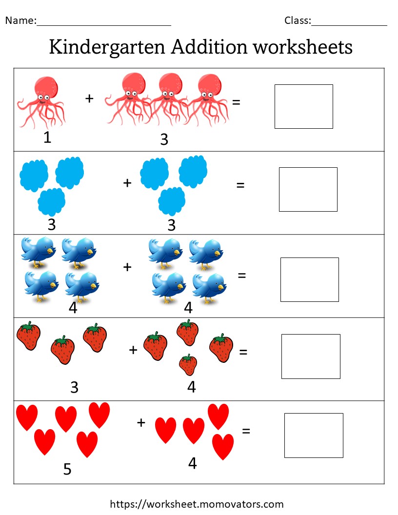 free printable addition worksheets for kindergarten, free addition worksheets for kindergarten, worksheet of addition for kindergarten, simple addition worksheets for kindergarten