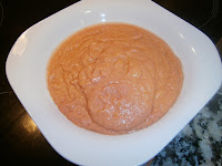 Salmorejo con berenjena