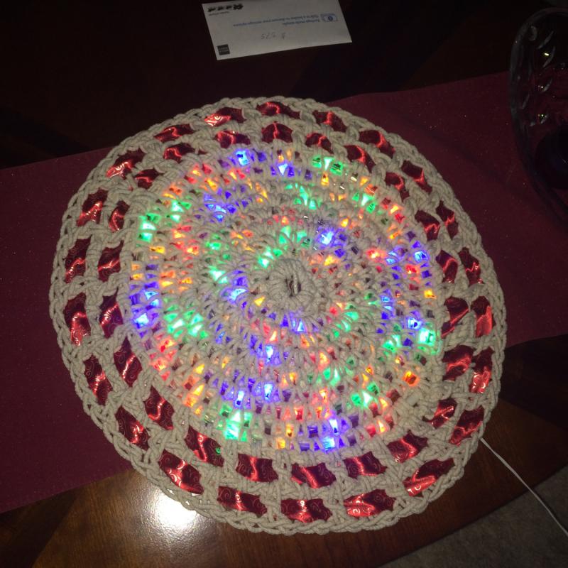 Crochet Lights Rug for Living room - HANDY DIY