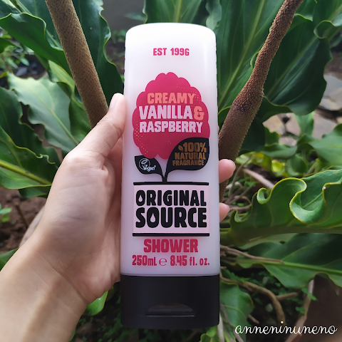 [REVIEW] Original Source Vanilla & Raspberry Shower Gel | Malas Mandi Jadi Hilang