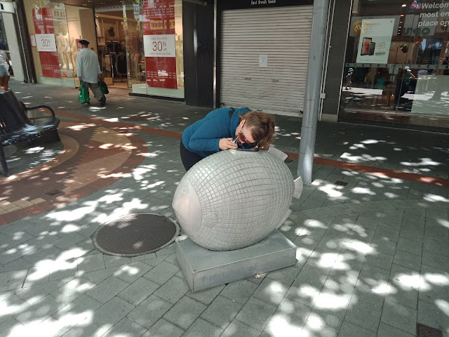 Hobart Public Art | 'Fish out of Water' Sculpture by Patrick Hall