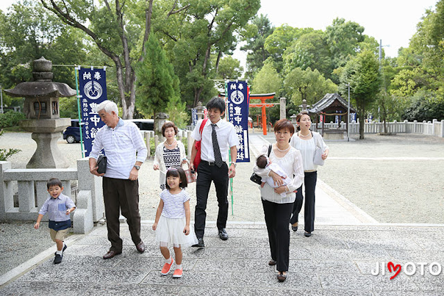 豊中稲荷神社お宮参り出張撮影