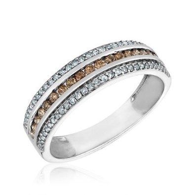 champagne diamond engagement rings