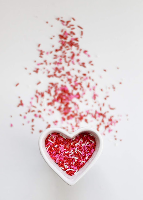 Sprinkles in a Heart-Shaped Bowl | Photo by Carolyn V via Unsplash