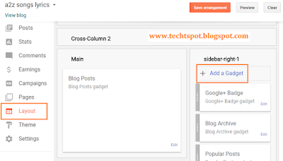 Add Recent Post Widget For Blogger 1