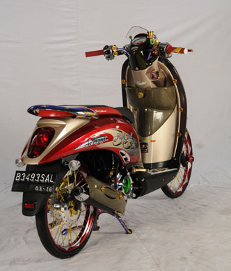  Modifikasi Honda Scoopy simple elegance Oto Trendz