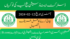 District & Session Judge Layyah Jobs 2024