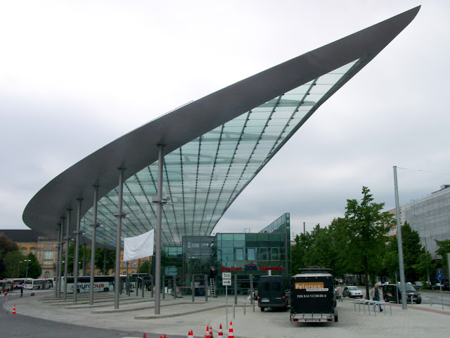 ZOB Zentral-Omnibus-Bahnhof, Central Bus Station, Adenauerallee, Hamburg