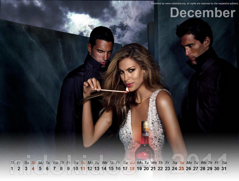 Eva Mendes Unofficial Calendar 2011