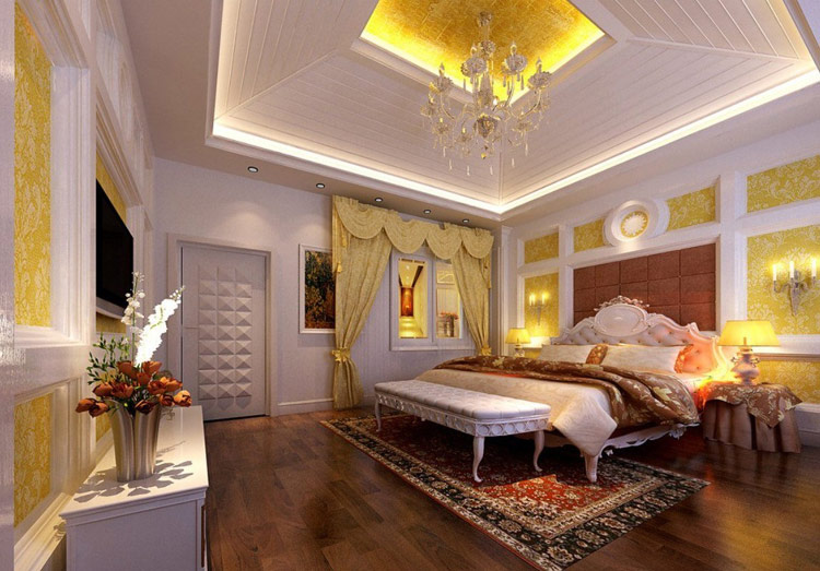 pop false ceiling for bedroom