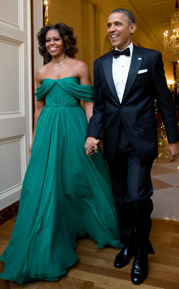 Michelle Obama in Marchesa for 36th Kennedy Centre Honors Gala