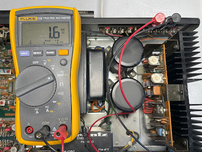 Marantz 2275_DC Offset_left channel