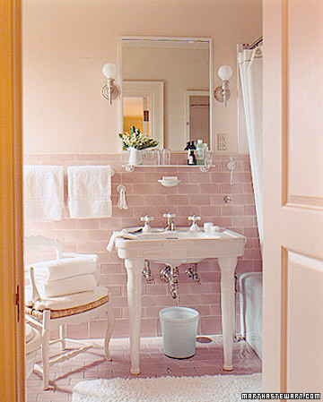 Beatrice Banks Modern Vintage Pink  Bathroom  Winner