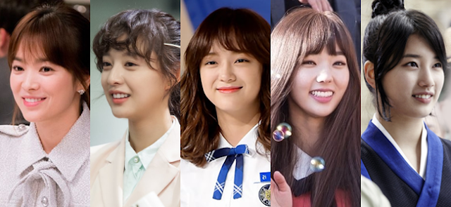 Favorite Korean Actresses - Song Hye Kyo, Kim Ji Won, Kim Se Jeong, Chae Soo Bin, Bae Suzy