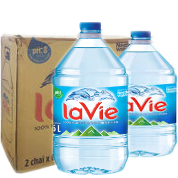 Nước LaVie 6 lít (4 chai / thùng)