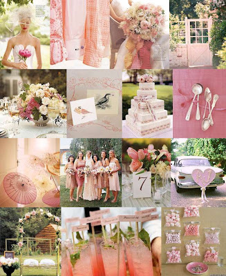 Post Pink Wedding Inspiration PeachOrange Wedding Ideas