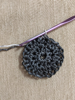 Round 2 complete with darker CC yarn