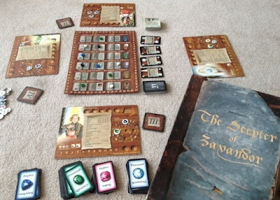 The Scepter of Zavandor game in play