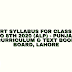 Smart Syllabus for Class 6th to 8th 2020 (ALP) - Punjab Curriculum & Text Book Board, Lahore