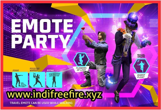 [Emote Party Event] How to get Ghost Float and other emotes in Free Fire Max 2022 ?