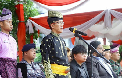 Pj Walikota Pimpin Upacara Hari Jadi Kota Tanjung Pinang Ke -240