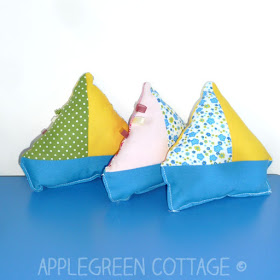 Cutest DIY Fabric Sailboat Toy - AppleGreen Cottage
