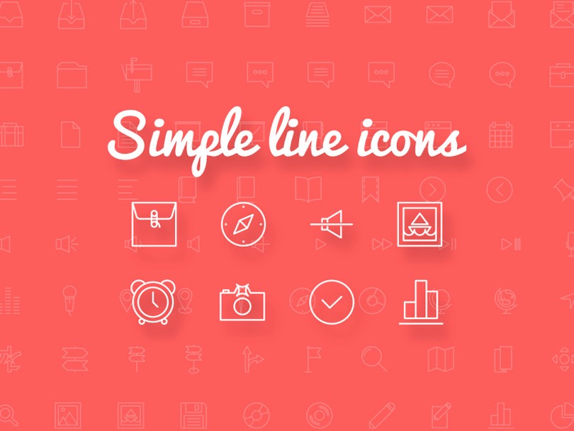 Free Thin Line Icon Sets