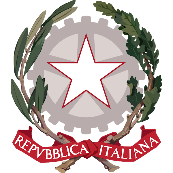 Logo Gambar Lambang Simbol Negara Italia PNG JPG ukuran 600 px