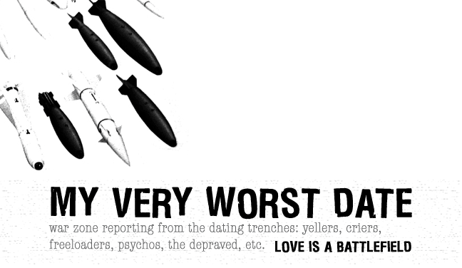 Want to describe stories about your bad dates - myveryworstdate.com