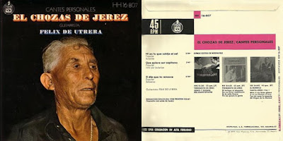 EL CHOZAS DE JEREZ - CANTES PERSONALES HISPAVOX 1972