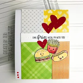 Sunny Studio Stamps: Fast Food Fun Customer Card by Teri Anderson