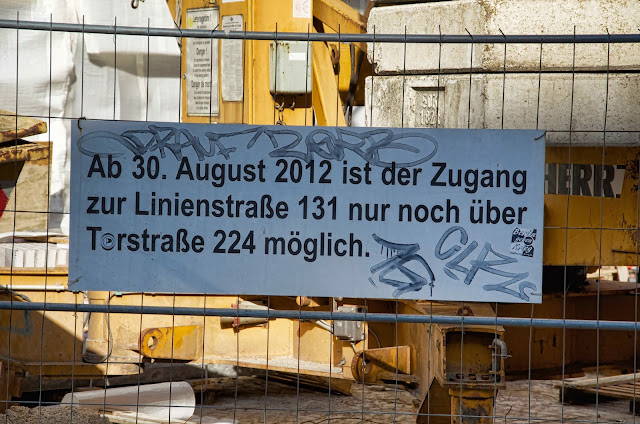 Baustelle Auguststraße / Oranienburger Straße, 10178 Berlin, Neubau, 03.03.2014