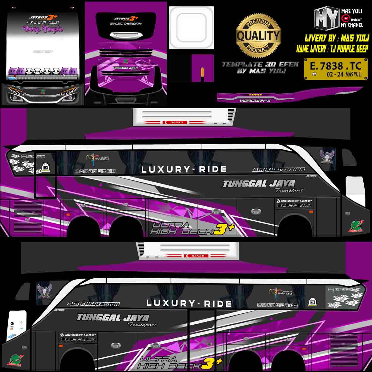 livery bussid nakula shd sudiro tungga jaya