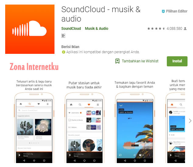 10+ Aplikasi Pemutar Musik Online Terbaik Dan Gratis Di Android - MAS TOLE