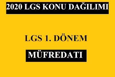 2020 lgs güncel konu dağılımı