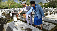 Peringati Hari Dharma Samudera , Lantamal VIII Ziarah dan Tabur Bunga