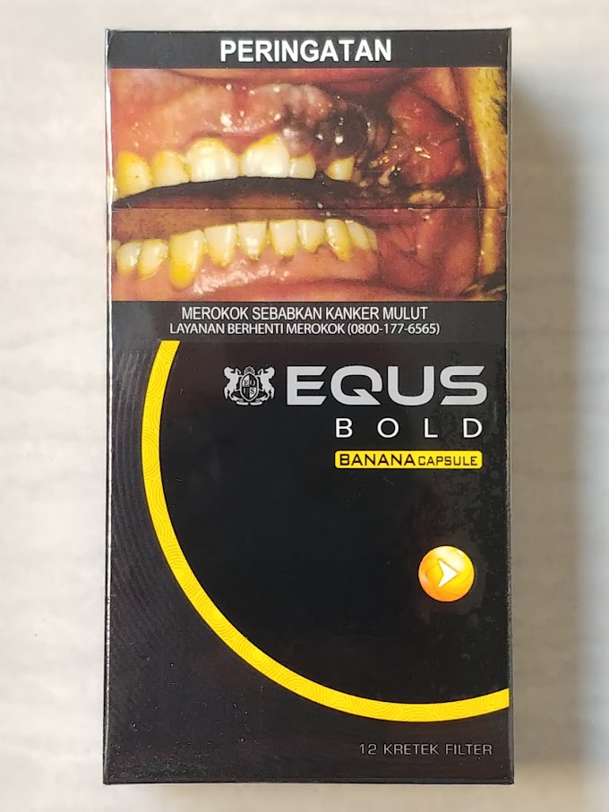 Equs Bold Banana Capsule, SKM Full Flavor Pertama di Indonesia Dengan Fitur Banana Flavor Capsule Dari KT&G