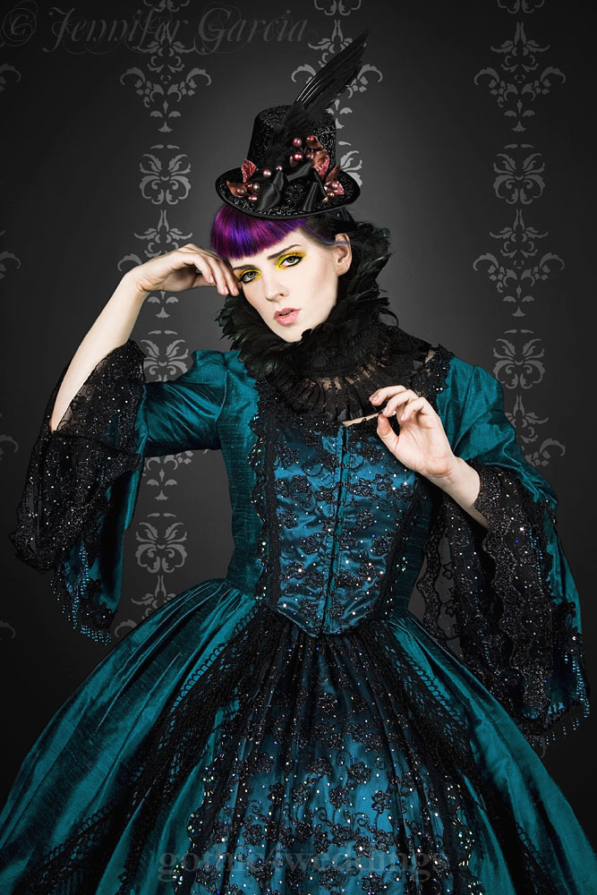 Gothic Steampunk Marie Antoinette Wedding Gowns Steampunk Victorian Marie