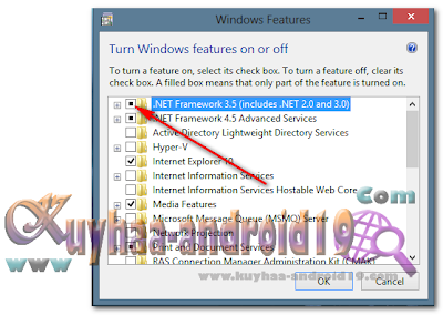 INSTALL .NET FRAMEWORK DI WINDOWS 8