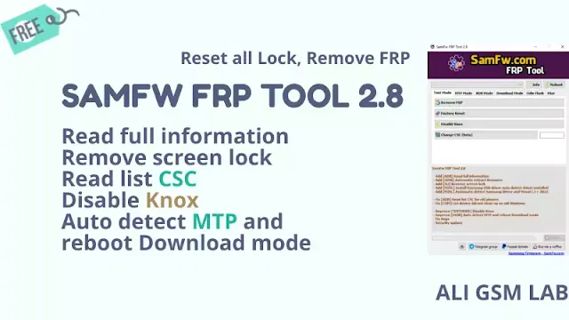 SamFw FRP Tool 2.8 Official Update